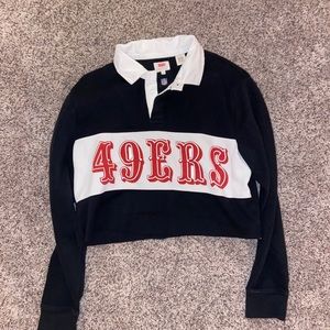 Levi’s vintage cropped collared long sleeve